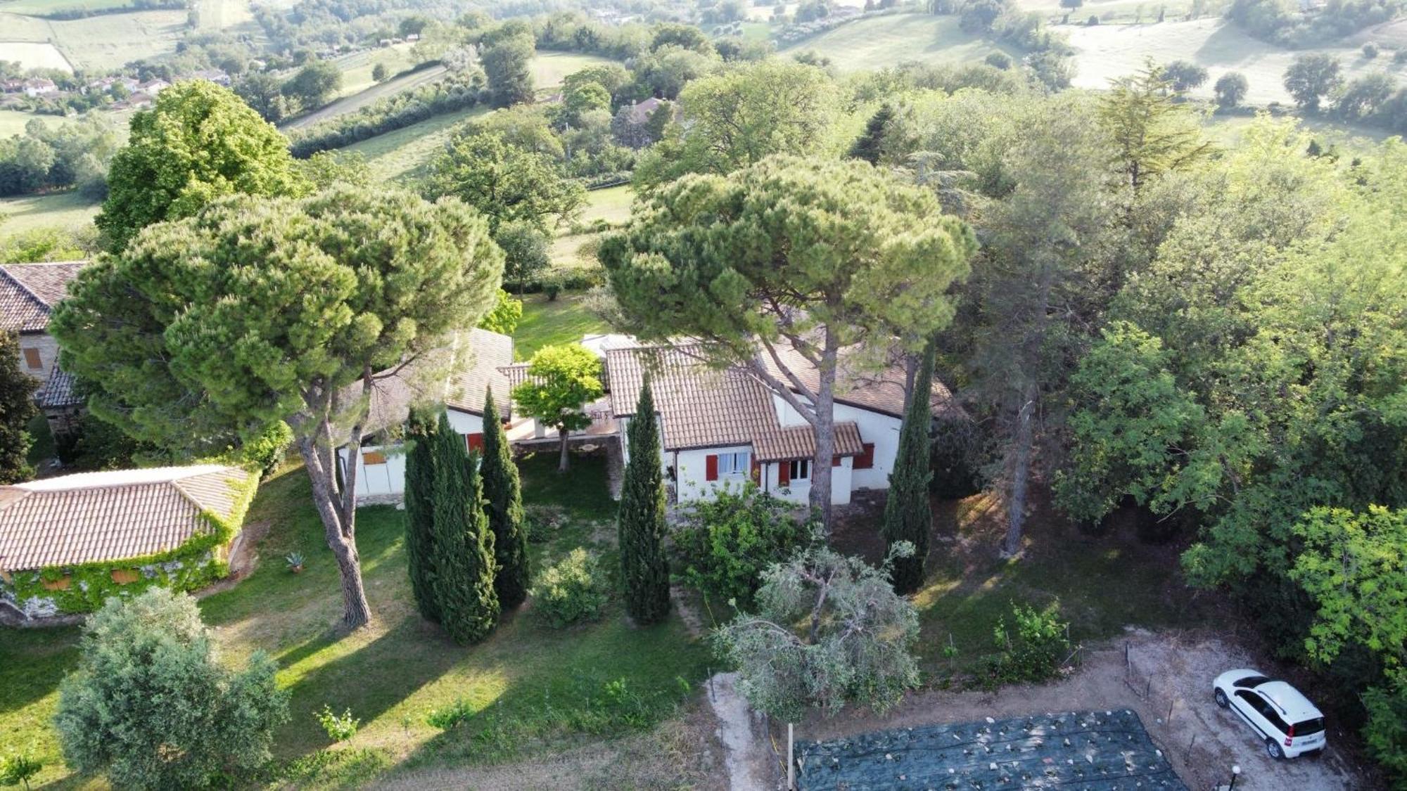 La Villa Del Nonno Montefelcino Exteriör bild