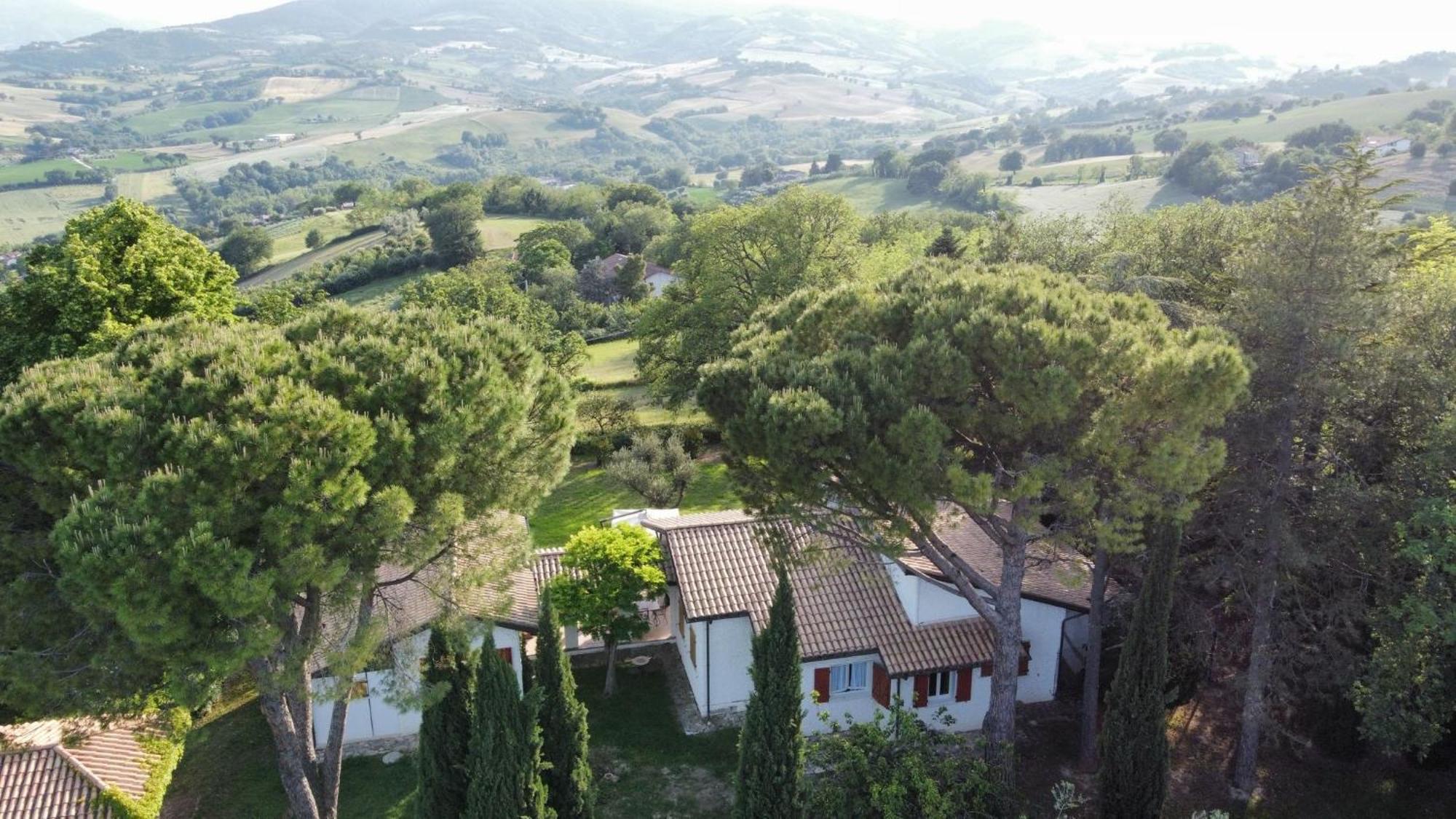La Villa Del Nonno Montefelcino Exteriör bild